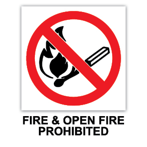 Fire and Open Fire Prohibited