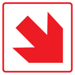 Location of Fire Equipment Red Arrow 45′
