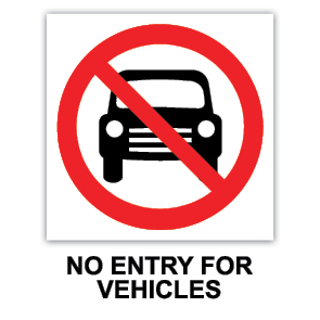 No Entry for Vehicles